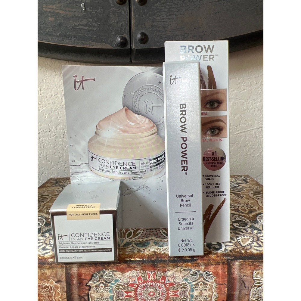 IT Cosmetics Eye Cream Brow pencil Bundle
